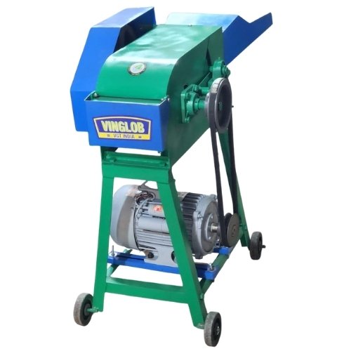 Horizontal Chaff Cutter/Grass Cutter Machine with 2 HP Motor, Cutting Capacity 200-400 Kg/hr
