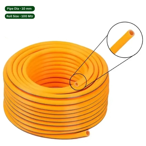 Hose Pipe 10mm, 100mtrs For Sprayer Heavy Duty 5 Layer