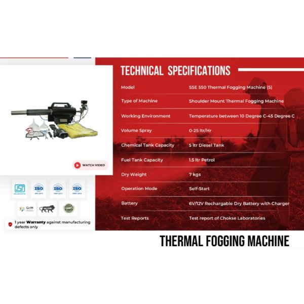 Thermal Fogging Machine SSE-550 - Image 2