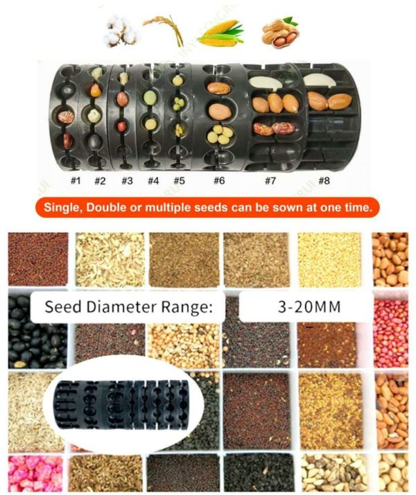 Double Barrel Manual Seeder and Fertilizer for Agriculture Purposes - Image 2