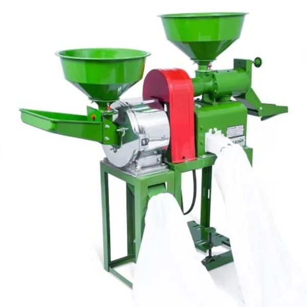 Combined-Rice Mill & Flour Mill Machine with 3HP Electric Motor - Image 3
