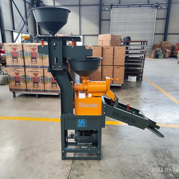 Mini Rice Mill 6N40 Double Vibration Type Machine With  3Hp Crompton motor - Image 3