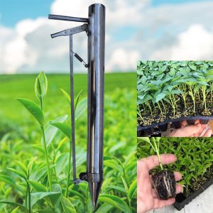 Manual Vegetable Transplanter, Stainless Steel Body ( Single Cone Model )