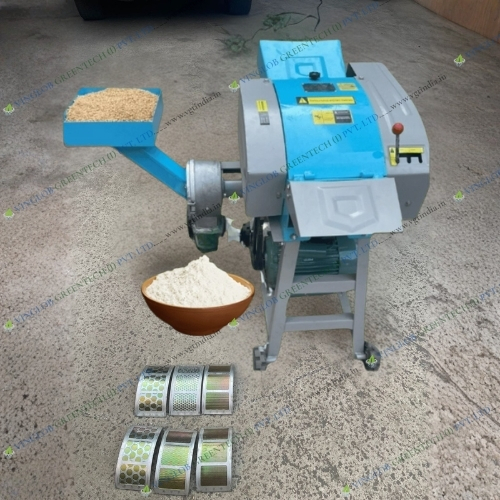 Chaff Cutter Cum Pulverizer Machine With 7.5 HP Petrol 4 Stroke Engine - Image 3
