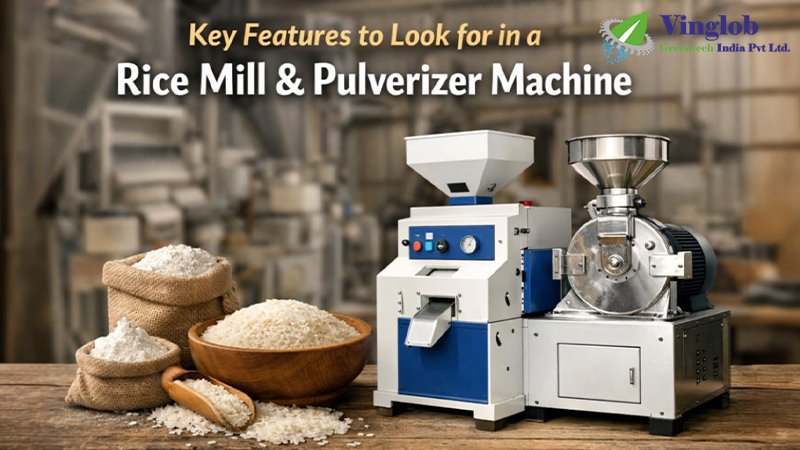 Key Features to Look for in a Rice Mill & Pulverizer Machine