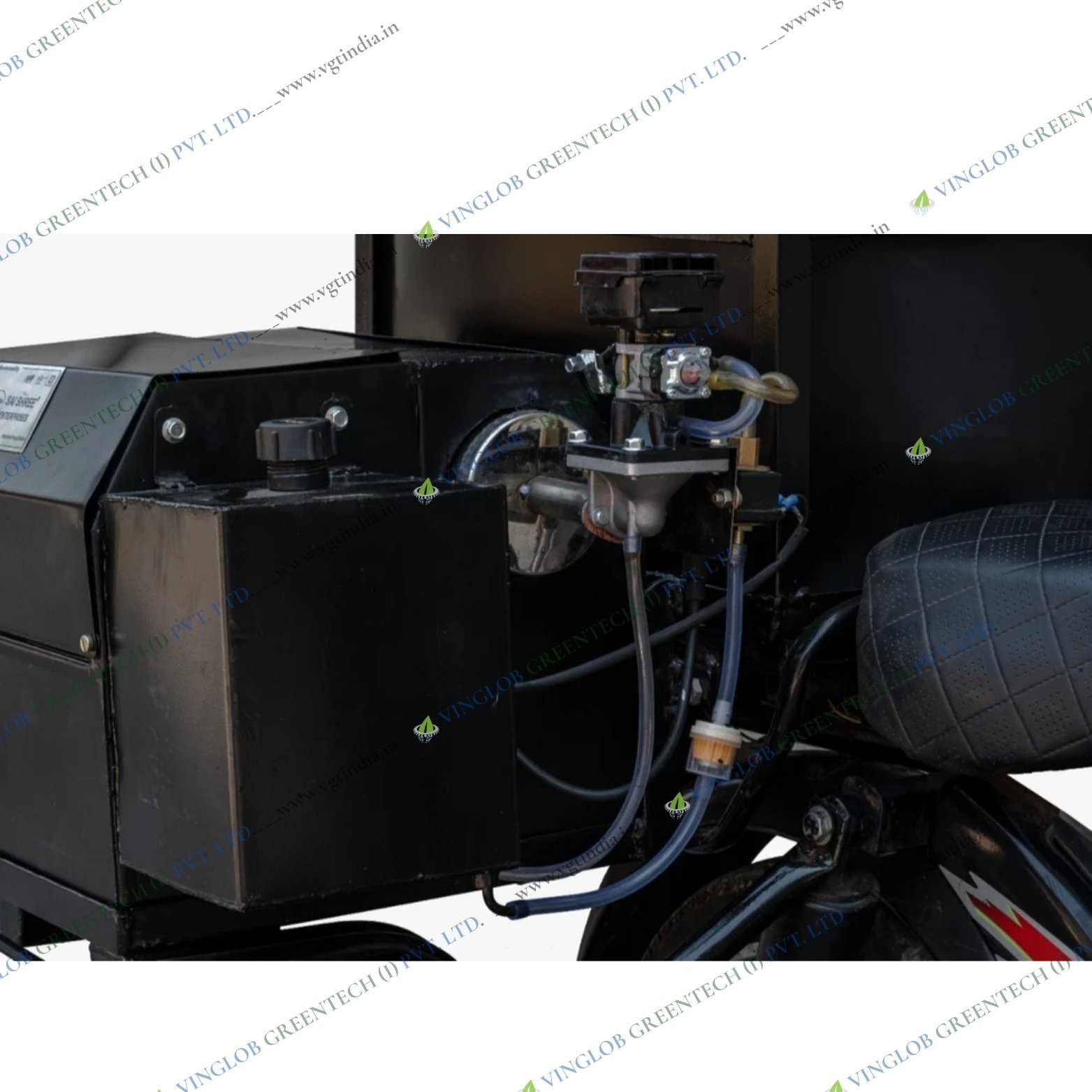 Vehicale Mount Single Barrel Thermal Fogging Machine with vehicle - Model SSE 1100 - Image 5