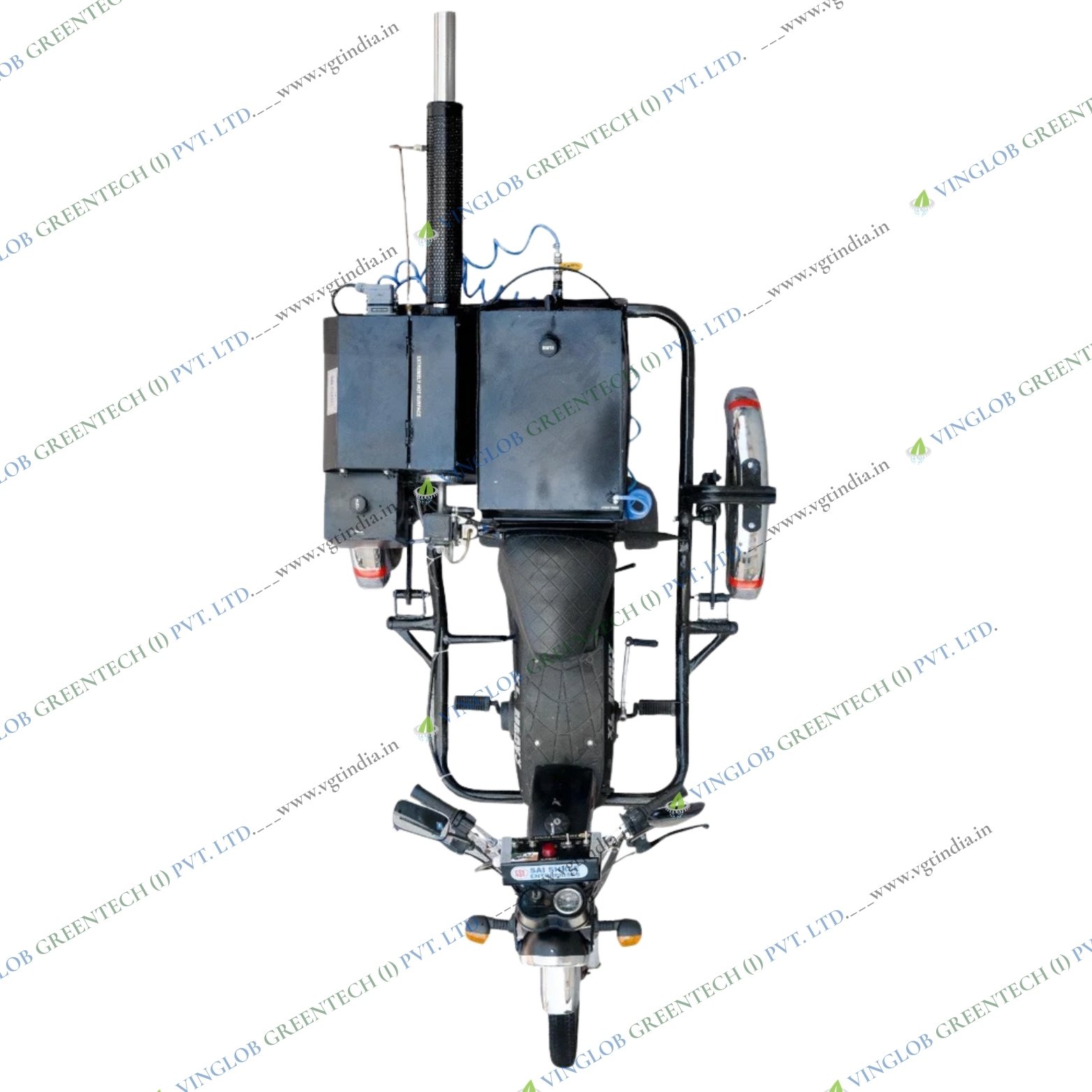 Vehicale Mount Single Barrel Thermal Fogging Machine with vehicle - Model SSE 1100 - Image 4
