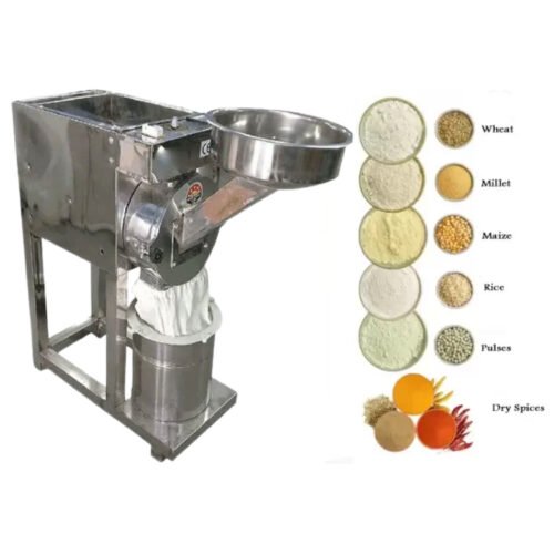 2 in 1 Flour Mill/Pulverizer Machine/Masala Grinder with 2HP Single Phase Motor