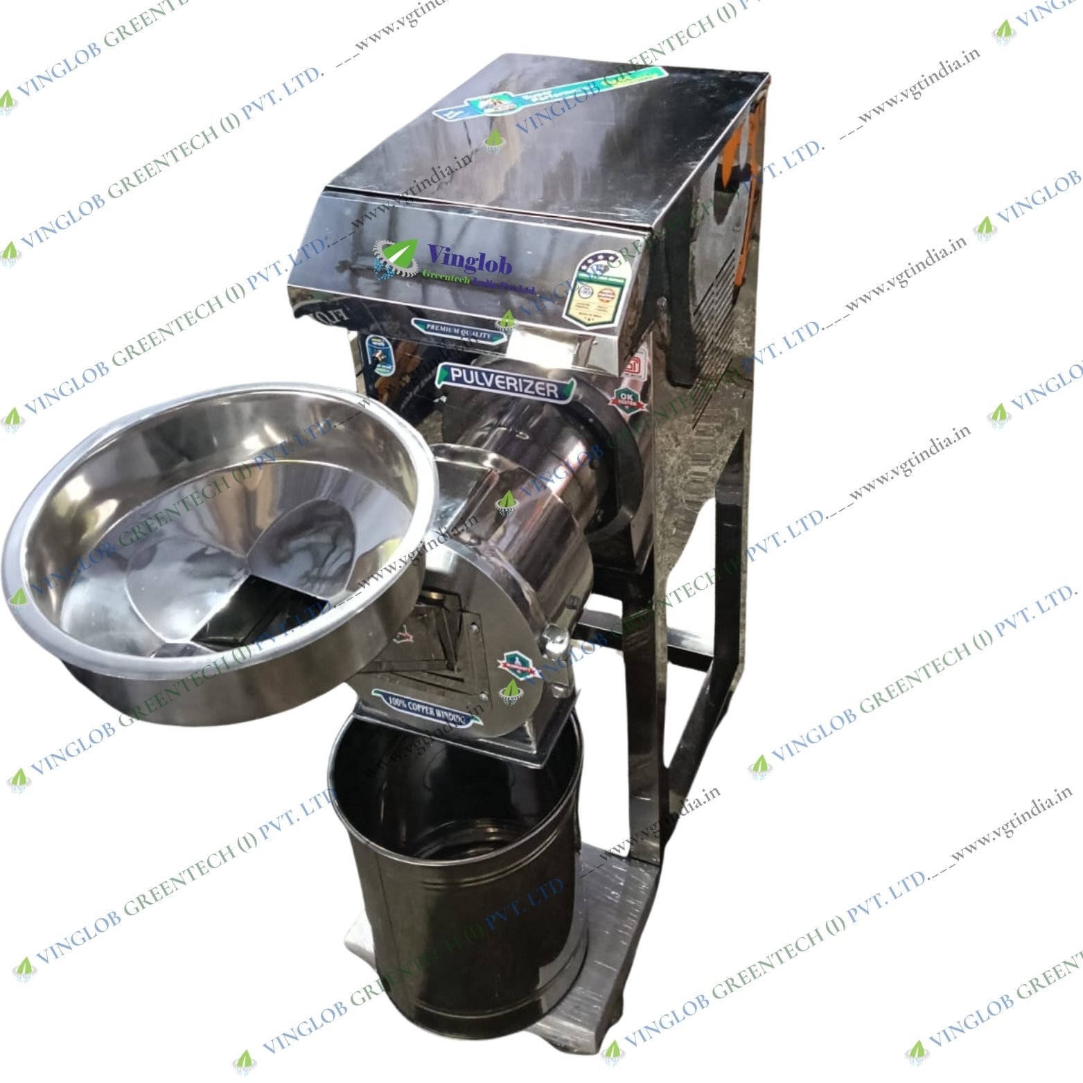 2 in 1 Flour Mill/Pulverizer Machine/Masala Grinder with 2HP Single Phase Motor - Image 3