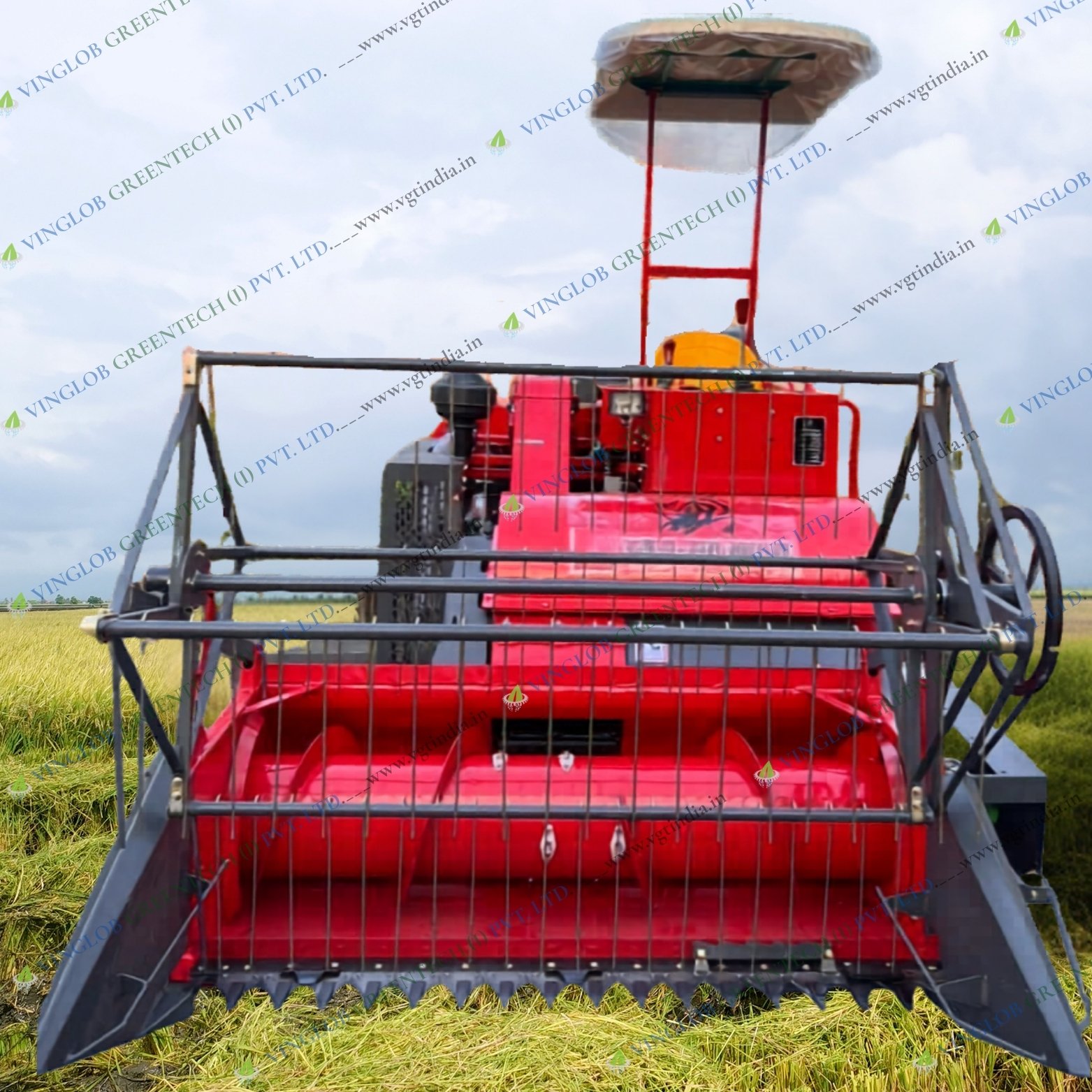 28HP Multi Crop Harvester Machine -Diesel Engine - Image 3
