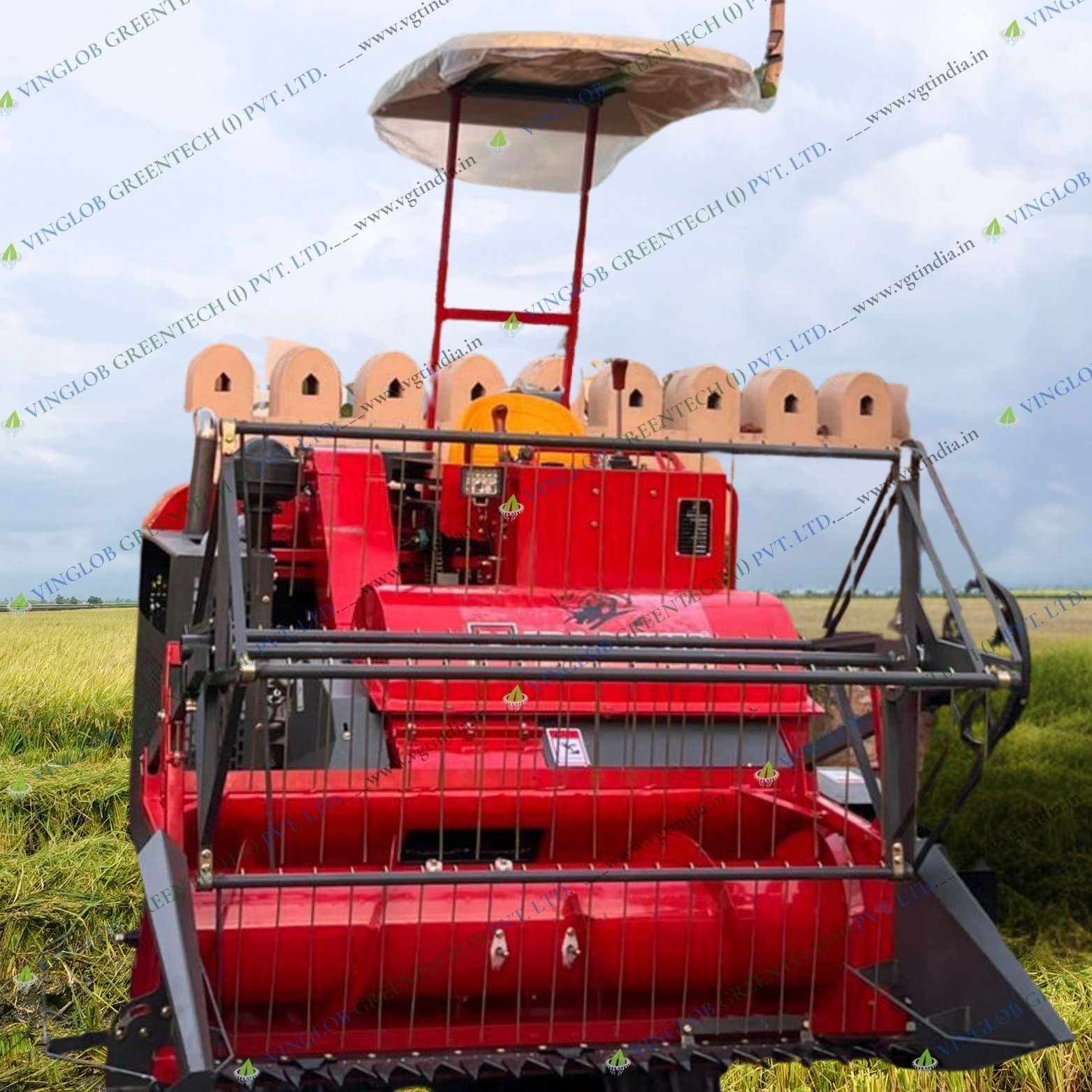 28HP Multi Crop Harvester Machine -Diesel Engine - Image 2