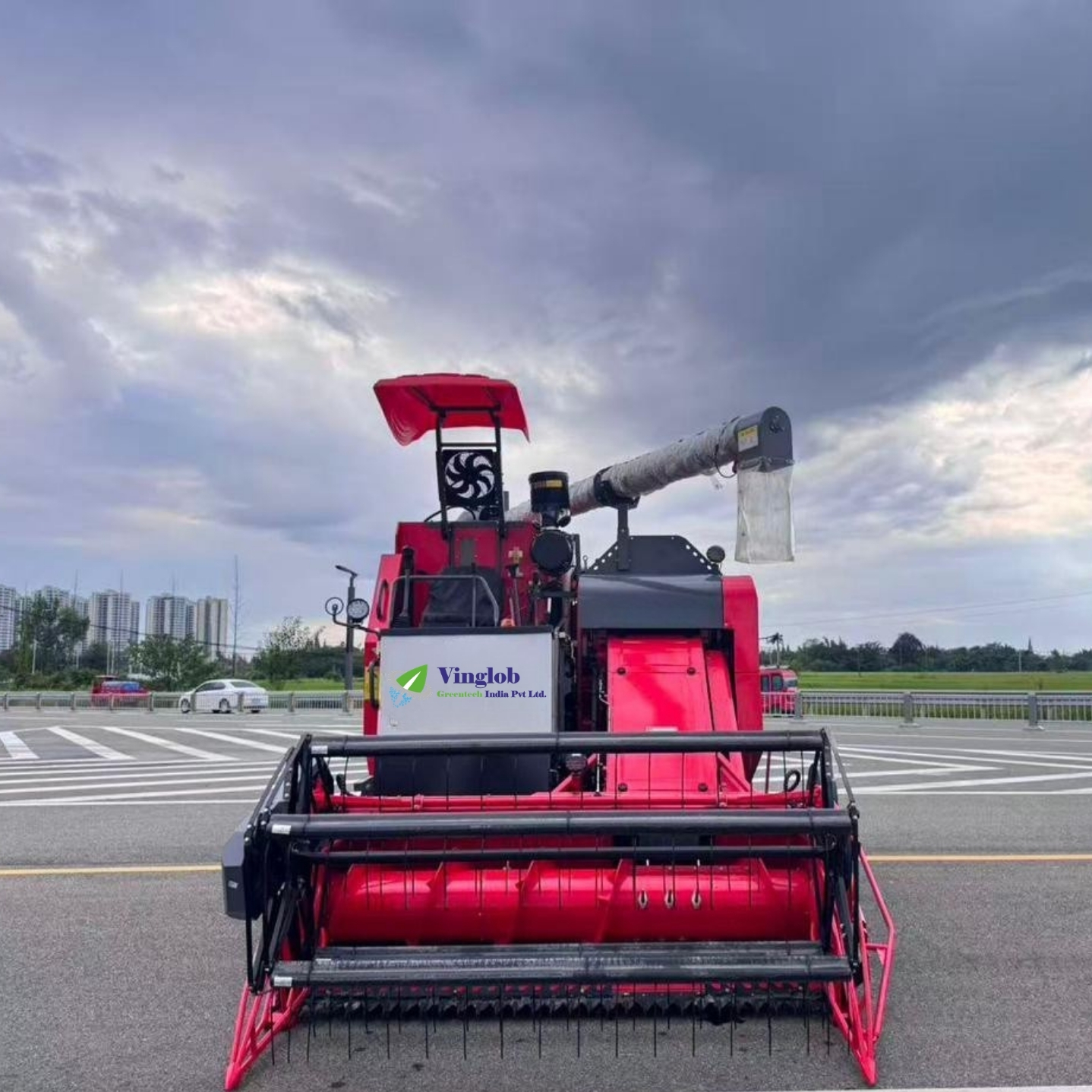 105HP Combine Harvester Machine -Diesel Engine - Image 2