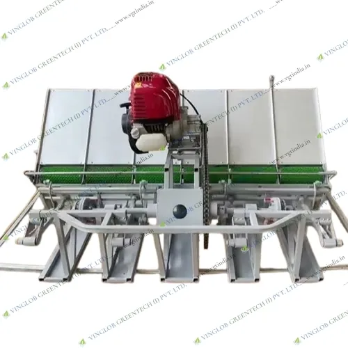 6 Row Rice Transpalnter Petrol Engine Operated (Row Walking Type) - Image 2