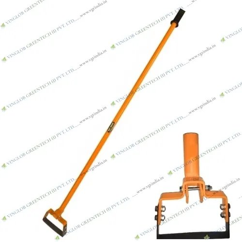Manual Hand Hoe Heavy-Duty Garden Weeding Tool with Handle - 9 Inch - Image 2