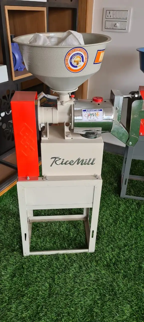 Mini Rice Mill 6N40 Chrome Model Machine With 3HP Motor - Image 2