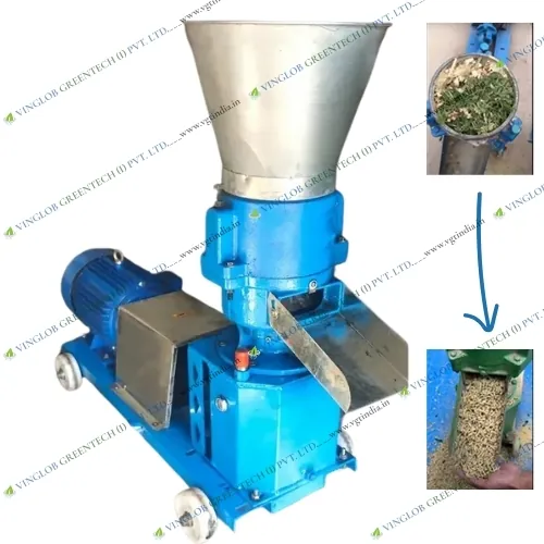 Animal Feed Pellet Machine With 10 HP Motor