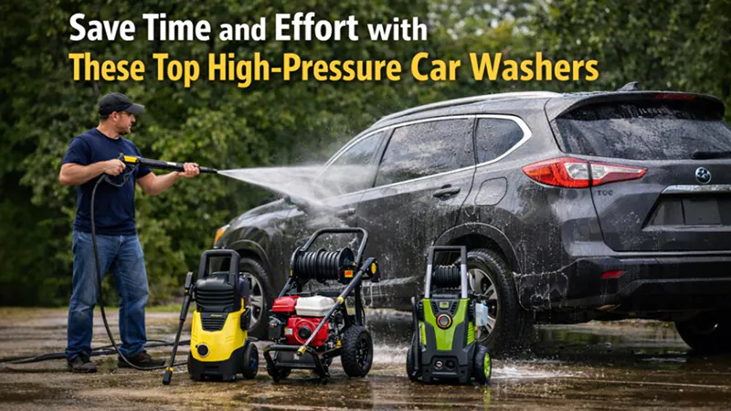 Save Time and Effort with These Top High-Pressure Car Washers