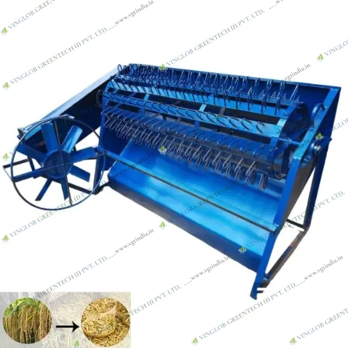 Power Operated Paddy Thresher With Side Winnower Fan with 2HP Motor - Image 3