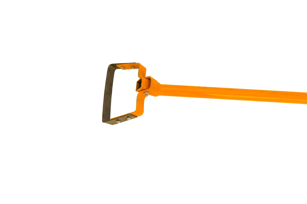 Manual Hand Hoe Heavy-Duty Garden Weeding Tool with Handle - 9 Inch