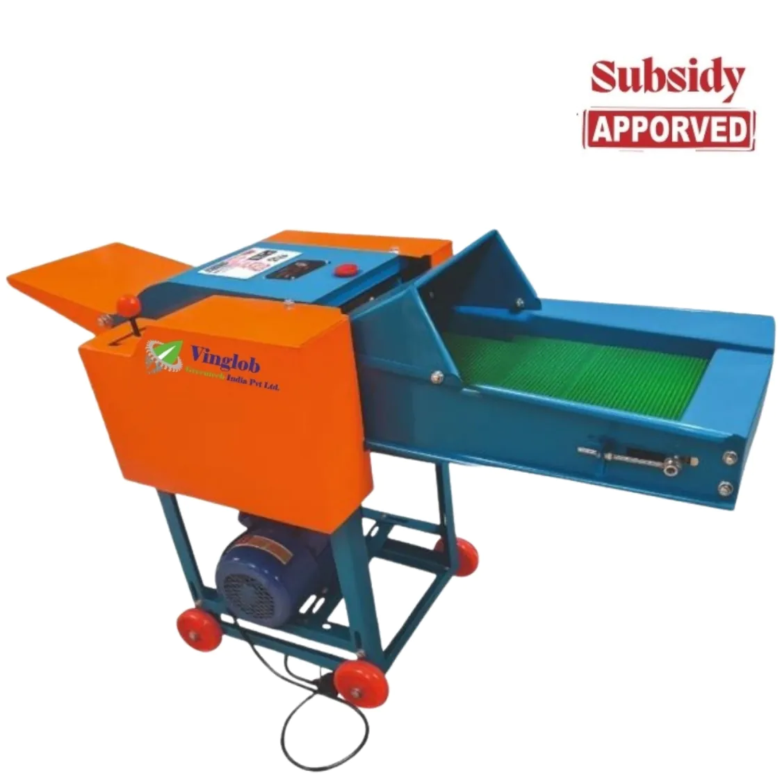 Conveyor Blet Chaff Cutter with 3HP Motor-Subsidy Approved