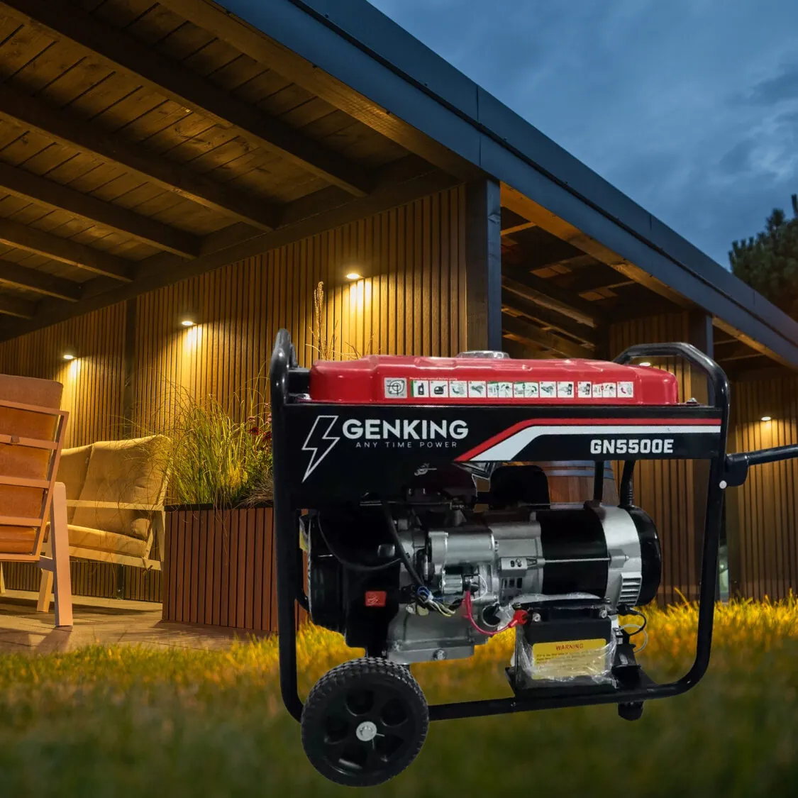 Portable Petrol Engine Generator - 7.5 KVA