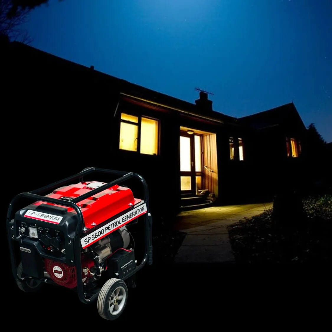 Premium Portable Petrol Engine 5KVA Generator