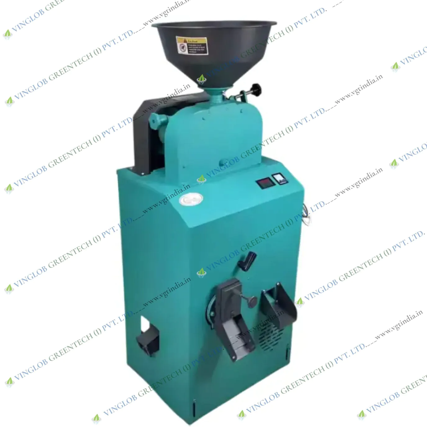 Semi-Automatic De-husker Cum Polisher Rice Mill with Blower