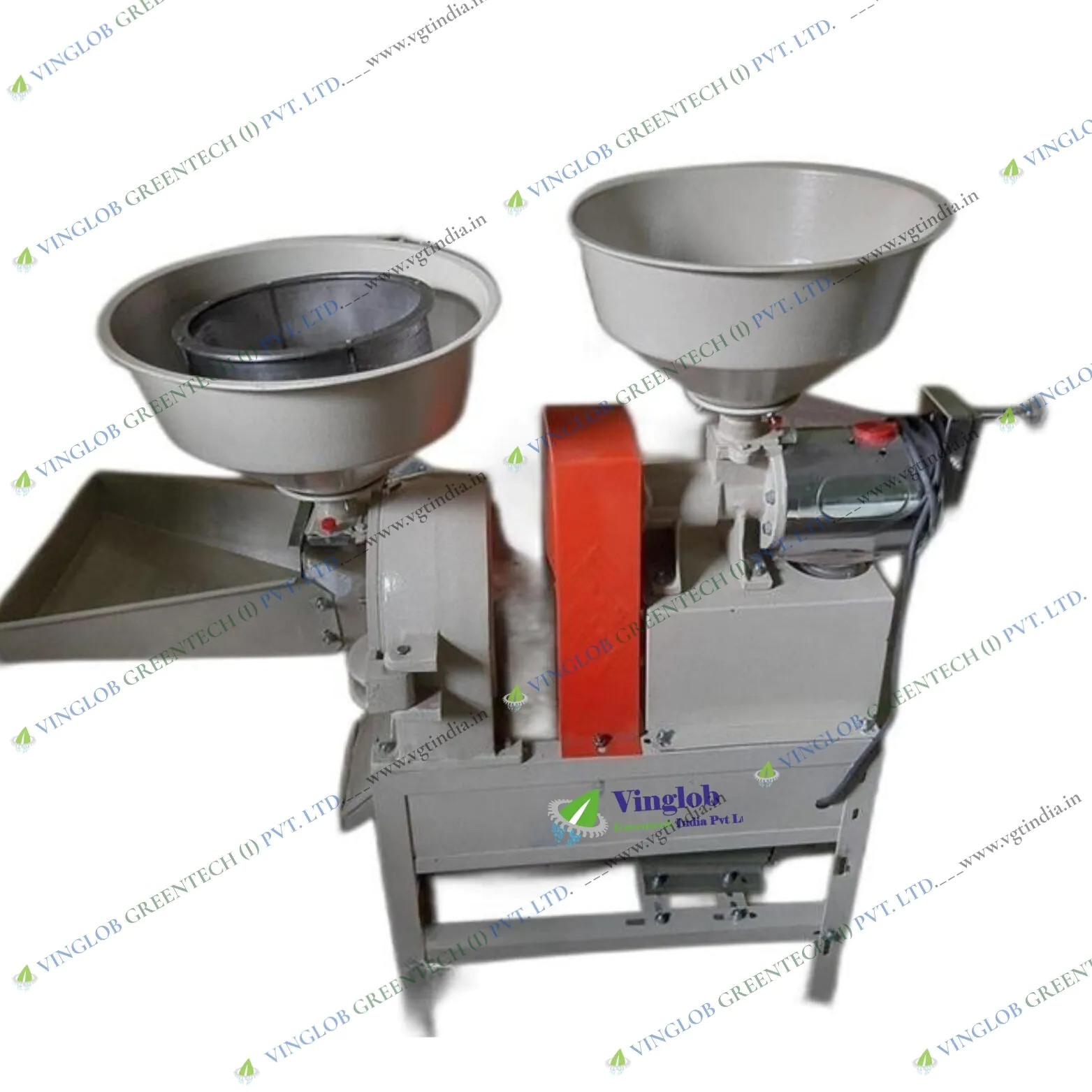 Combined Rice & Flour Mill With 3 HP Motor Single Phase
