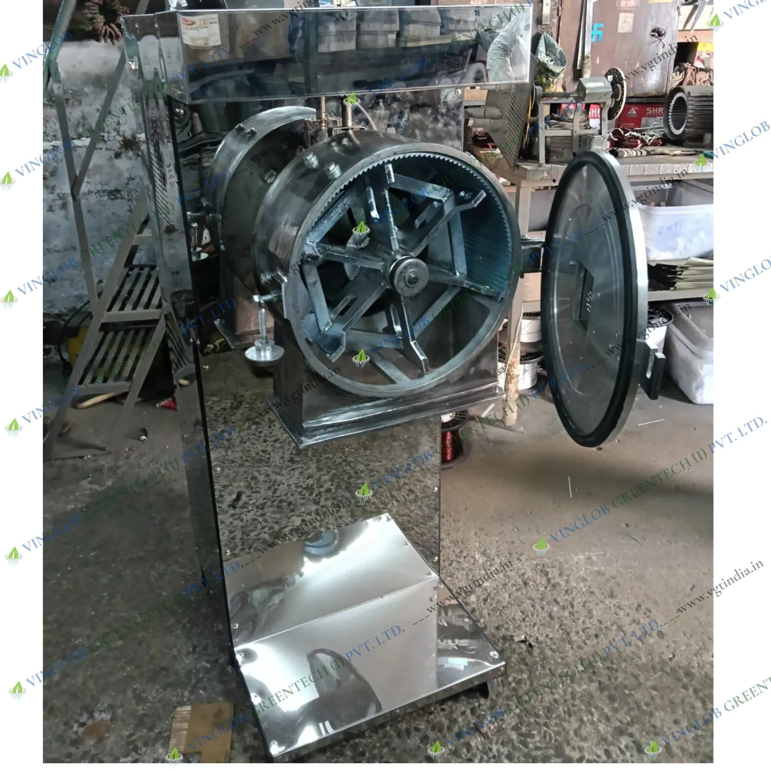 2 in 1 Flour Mill/Pulverizer Machine/Masala Grinder with 2HP Single Phase Motor